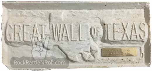 Great Wall Of Texas - Brick Award Number 00000002