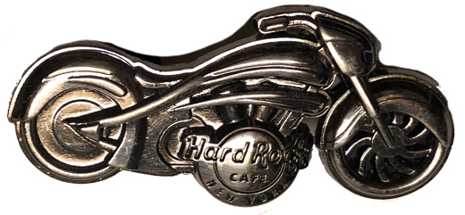 Hard Rock Cafe - Classic Harley Davidson Motorcycle Chrome Pin