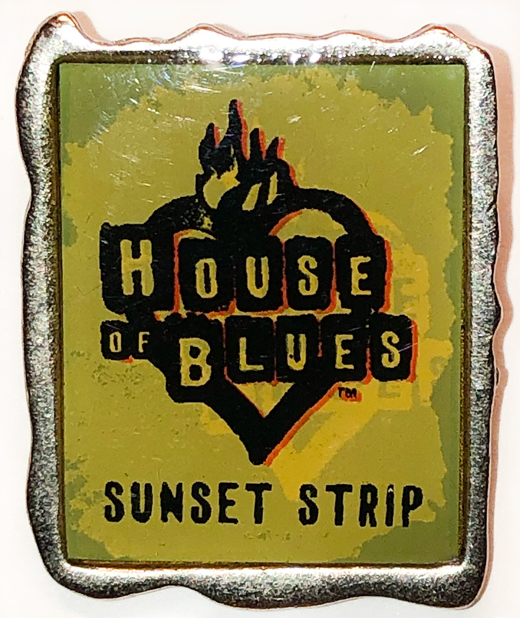 House of Blues - 1" Logo Metal Pin Sunset Strip