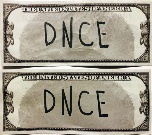 Joe Jonas - DNCE Concert Stage Money Prop