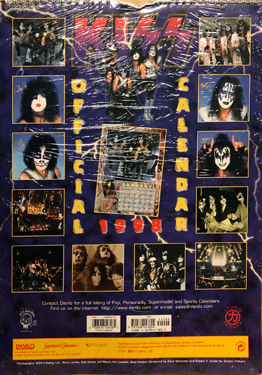 KISS - 1998 Official Calendar
