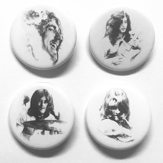 Led Zeppelin - 1969 BBC Sessions Promo Buttons