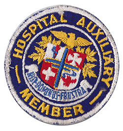 Military - Hospital Auxiliary Member Patch
