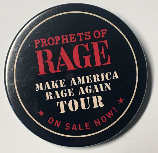 Prophets Of Rage - 2018 Promo Button