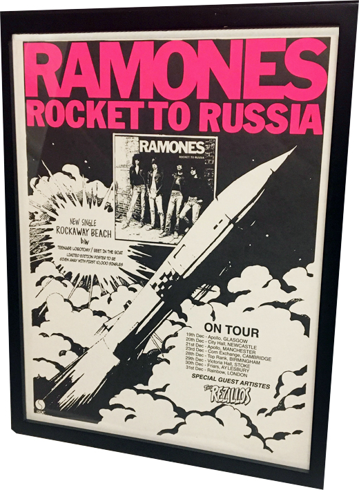 Ramones - Promotional Repro Poster Framed