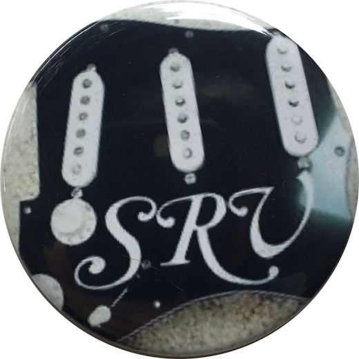 Stevie Ray Vaughan - SRV Ride And Remembrance Guitar Button