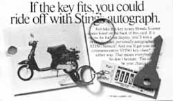 Sting - 1985 Honda Promo Key