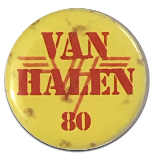 Van Halen - Logo 1980 Tour Button