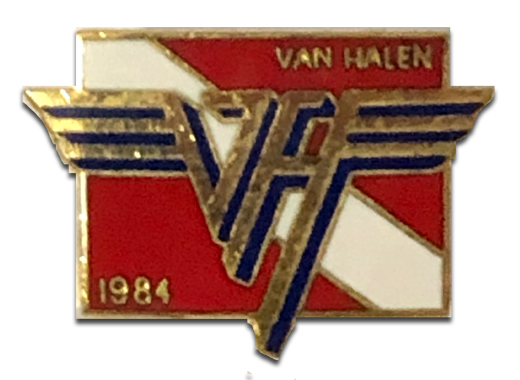 Van Halen - VH Logo 1984 Tour Metal Pin