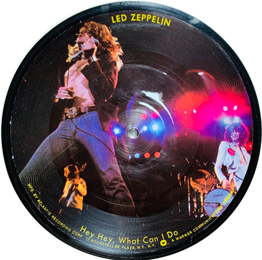 Led Zeppelin - Hey Hey What Can I Do / Stairway To Heaven 45 Picture Disc STEREO