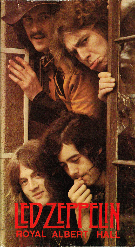 Led Zeppelin - Royal Albert Hall 1970 VHS Video Box