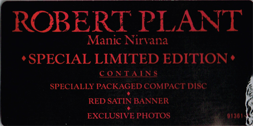 Robert Plant - Manic Nirvana Box Set