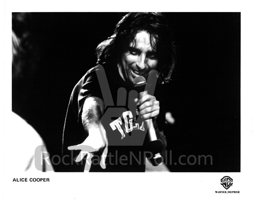 Classic Alice Cooper - 8x10 BW Promo Photo 02