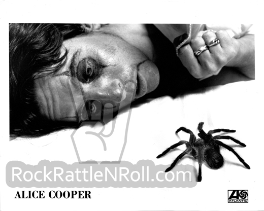 Classic Alice Cooper - 8x10 BW Promo Photo 03