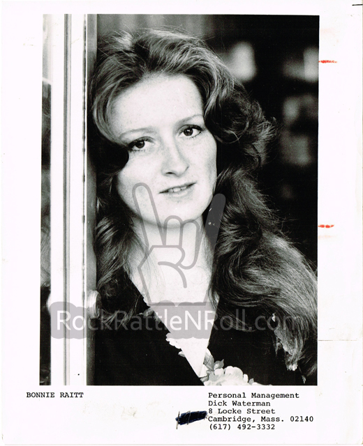 Bonnie Raitt Classic 8x10 BW Photo 03