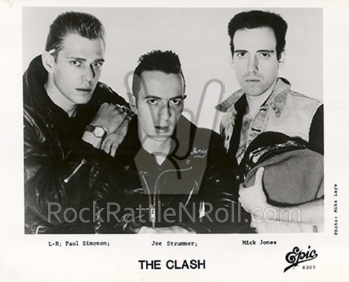 8x10 Classic BW Photo The Clash - Photo ID - 8x10 - 04