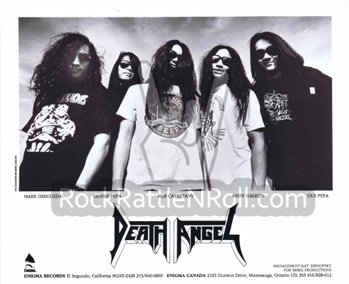 Death Angel Classic 8x10 BW Photo