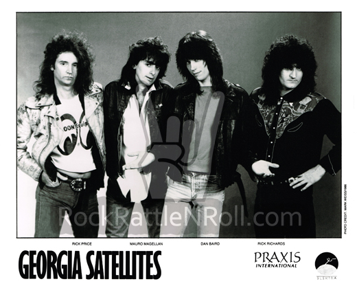 Georgia Satellites Classic 8x10 BW Photo