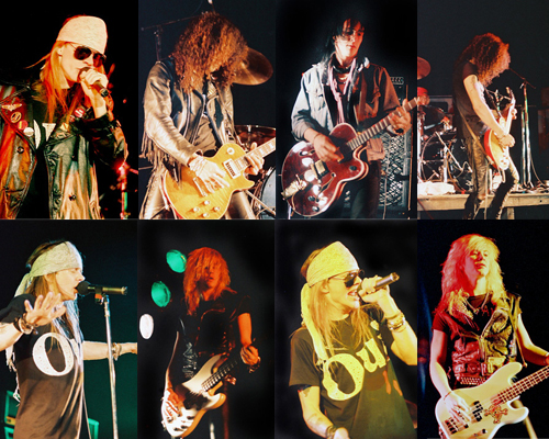 Guns N' Roses 1987 Appetite For Destruction Tour - Photo Set (Fair Park Coliseum)
