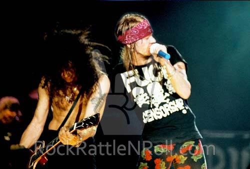 GNR 1991 Use Your Illusion Tour - Slash & Axl Roses