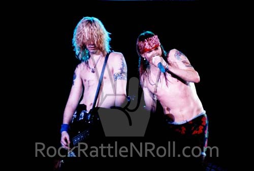 GNR 1991 Use Your Illusion Tour - Duff McKagan & Axl Roses