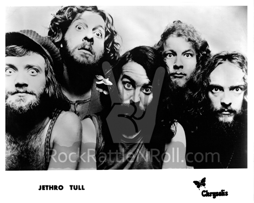 Classic Jethro Tull - 8x10 BW Promo Photo 02