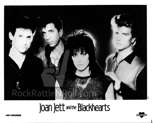 Classic Joan Jett and the Blackhearts - 8x10 BW Promo Photo 05