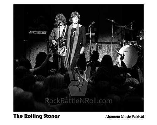 The Rolling Stones from the famous Altamont Music Festival December 6, 1969 - Photo ID - 8x10 - 01