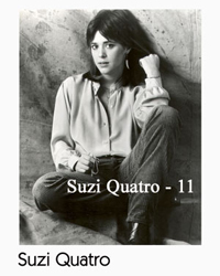 Suzi Quatro Classic 8x10 BW Photo