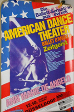 Original American Dance Theate German Concert Posters