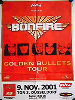 Original Bonfire German Concert Posters