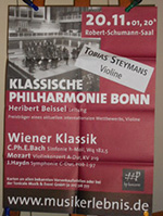 Original Bonn Philharmonic German Concert Posters