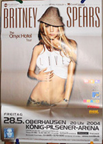 Original Britney Spears German Concert Posters
