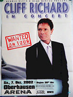 Original Cliff Richard German Concert Posters