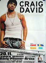Original David Craig German Concert Posters