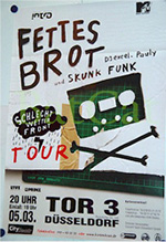 Original 2003 Fettes Brot German Concert Posters