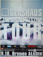 Original 2002 Glashaus German Concert Posters