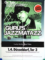 Original 2001 Guru Jazzmatazz German Concert Poster