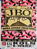 Original 2002 JBO German Concert Posters