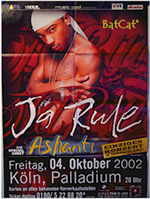 Original 2002 Ja Rule German Concert Posters