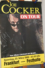 Original 1988 Joe Cocker German Concert Posters
