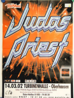 Judas Priest - 2002 German Concert Poster