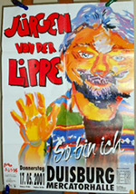 Original 2001 Jurgen Von Der Lippe German Concert Posters