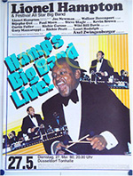 Original 1980 Lionel Hampton German Concert Posters