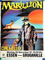 1987 Marillion German Concert Poster