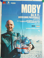 Original 2001 Moby German Concert Posters