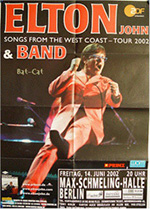Original 2001 Elton John German Concert Posters