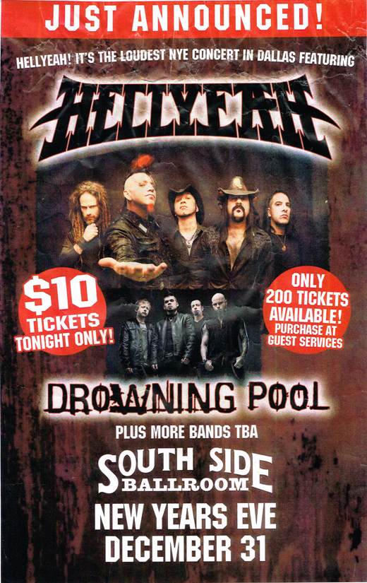 HellYeah! - New Years Eve 11x17 Concert Poster