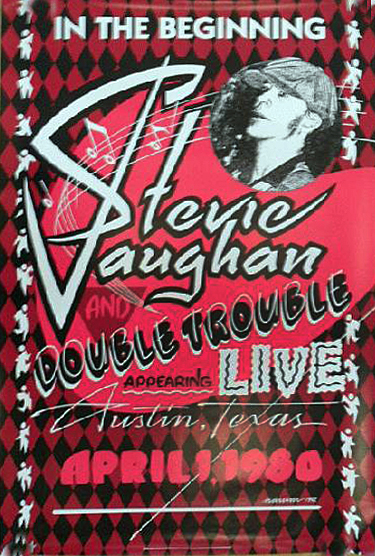 Stevie Ray Vaughan - In The Beginning LP Promo Poster