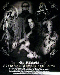 Original Aerosmith 2002 O' Yeah! Ultimate Hits promo Poster